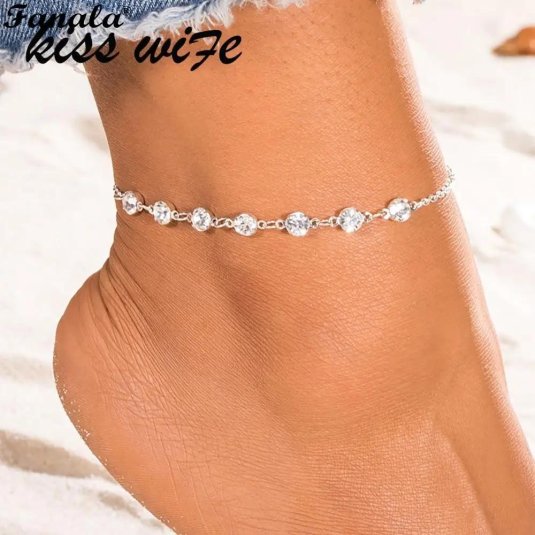 Браслеты на ногу женские