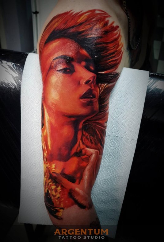 Тату в стиле реализм