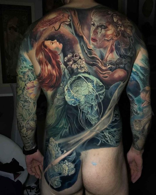 Валькирия тату реализм