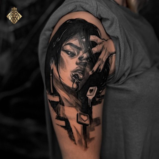 Тату в стиле реализм