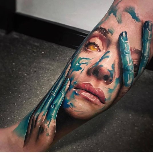 Татуировка реализм