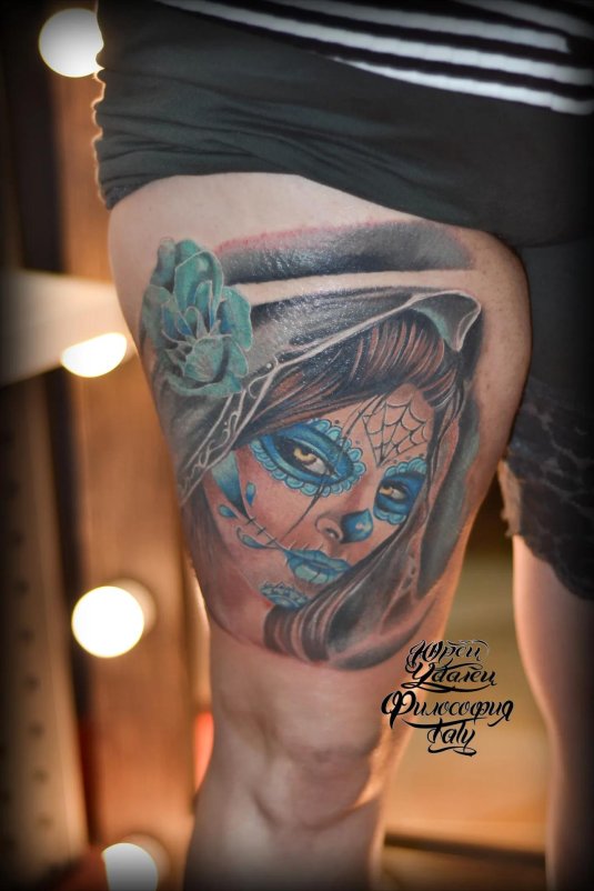 Тату санта муэрте