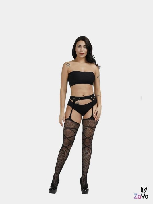 Эротические чулки с поясом