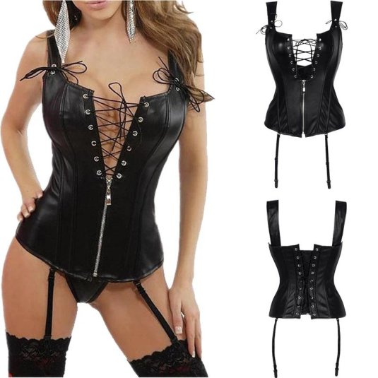 Кожаный корсет
