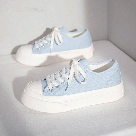 Кеды голубые