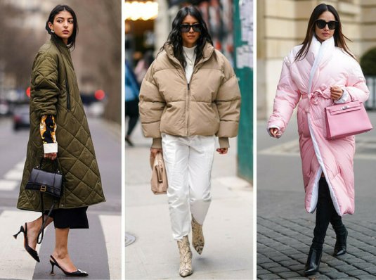 Как стильно выглядеть в пуховике