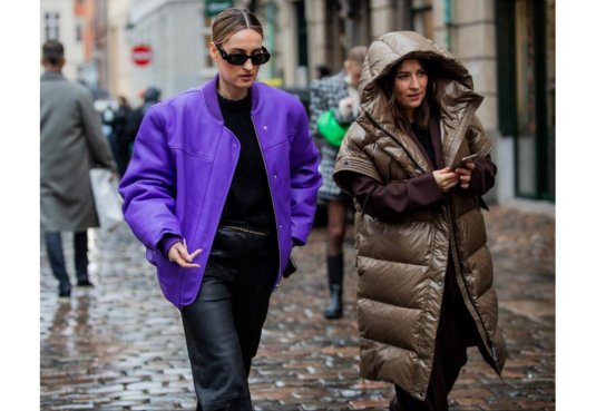 Пуховики 2023 стрит стайл