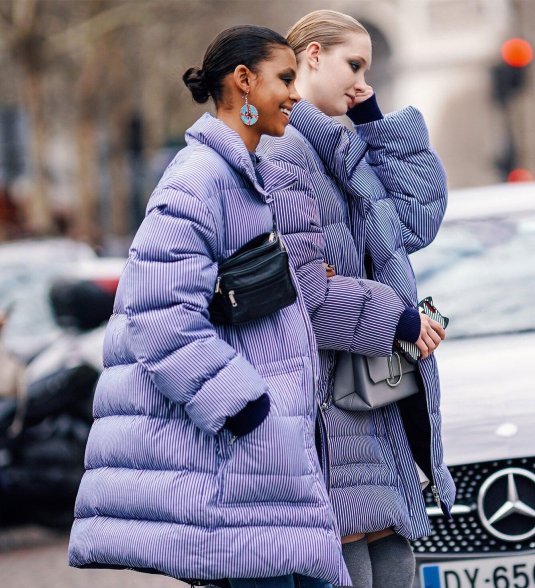 Пуховик зима тренд