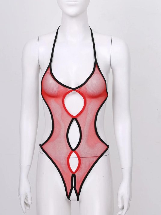 Боди из прозрачной сетки