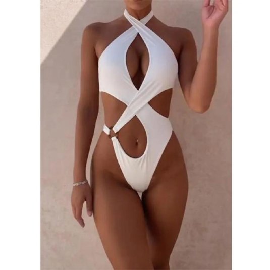 Купальник с вырезом