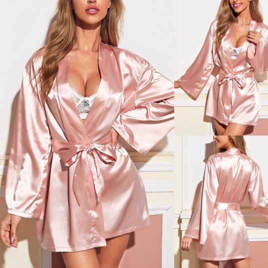 Атласный халат