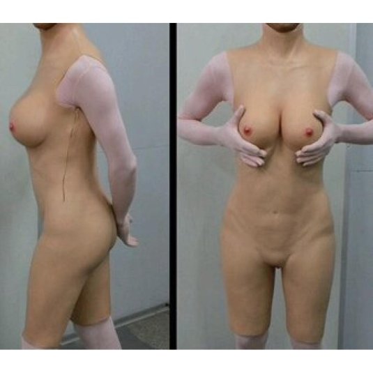 Силиконовый костюм женского тела