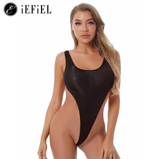 Женское сексуальное боди с высоким вырезом