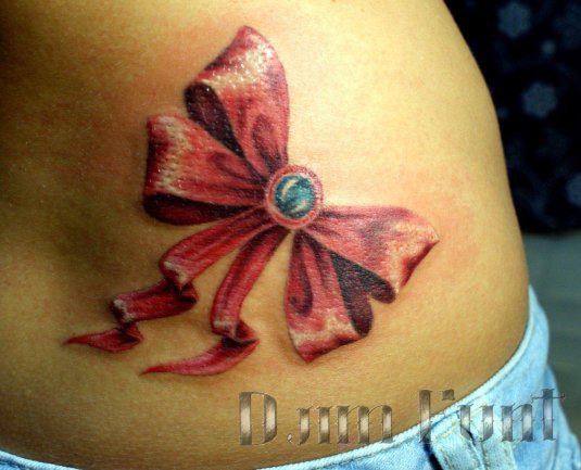 Тату бантик