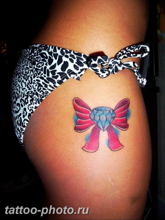 Тату бантик