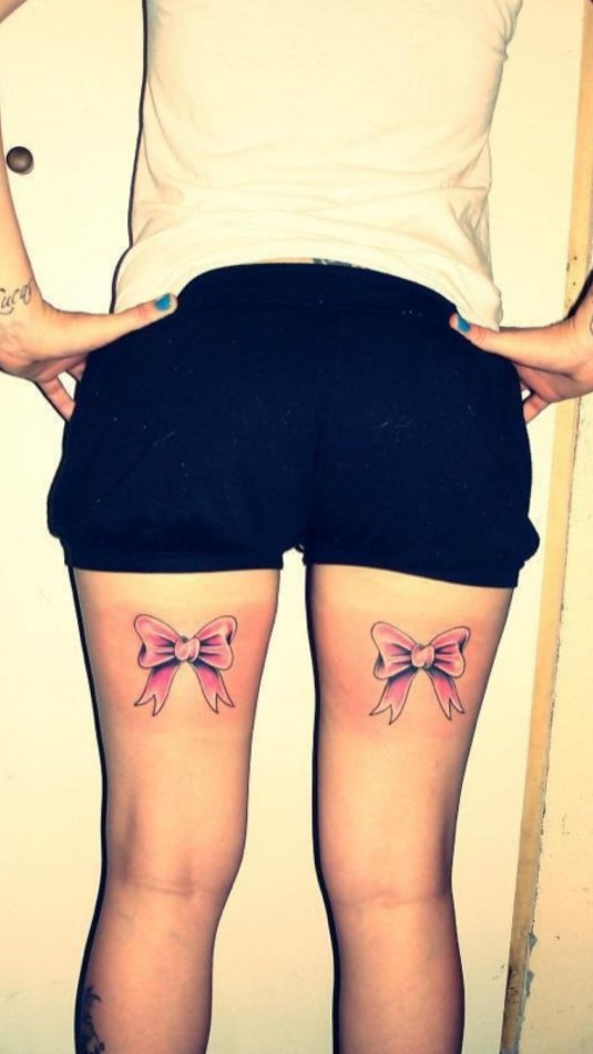 Тату бантик