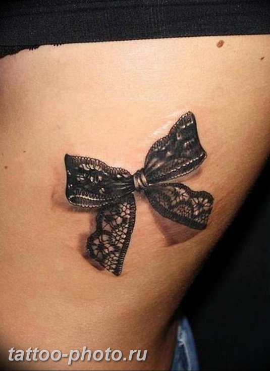 Тату бантик