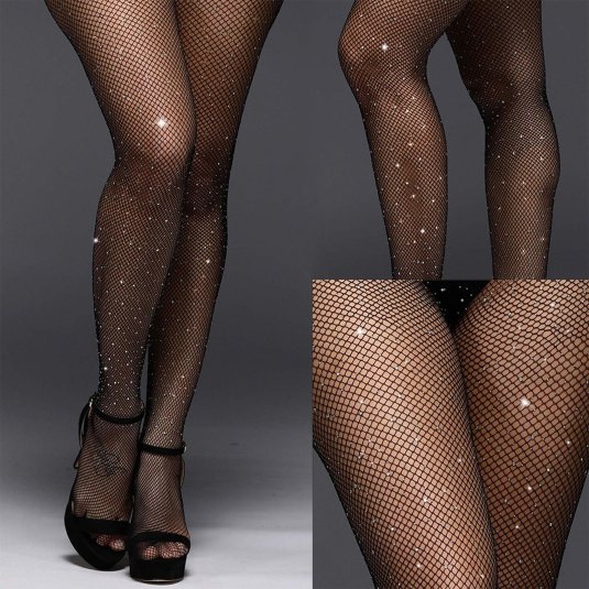 Колготки со стразами