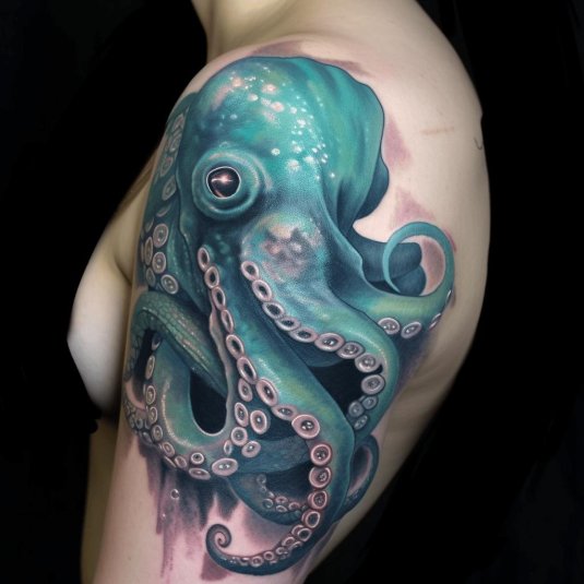 Тату осьминоги