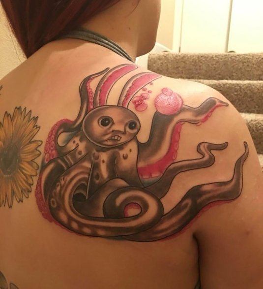 Тату осьминог