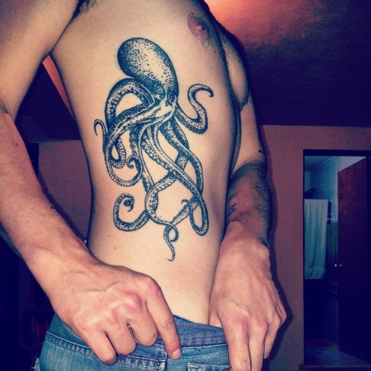 Тату осьминог