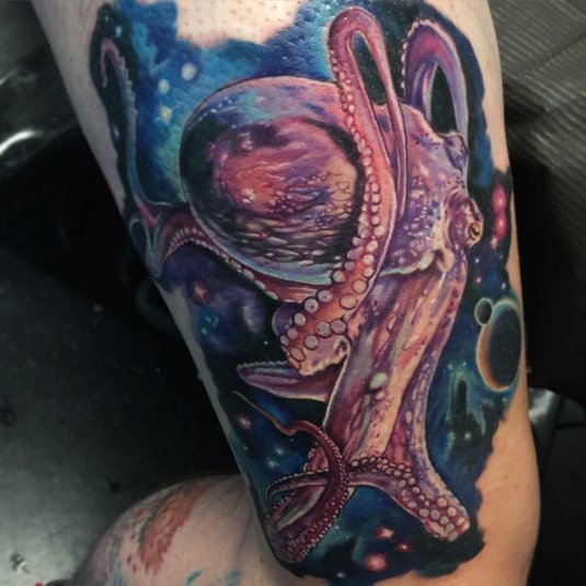 Тату осьминог
