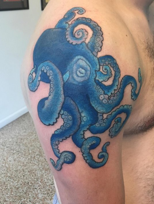 Тату осьминог