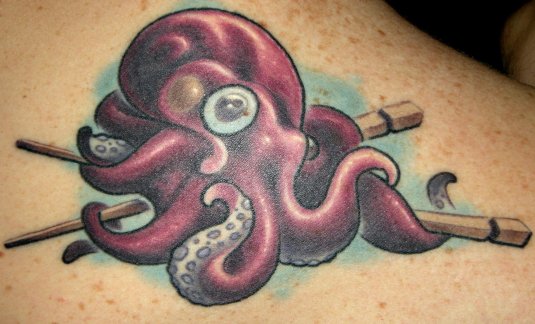 Тату осьминог