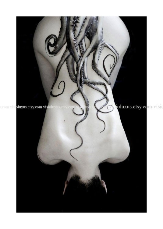 Осьминог тату