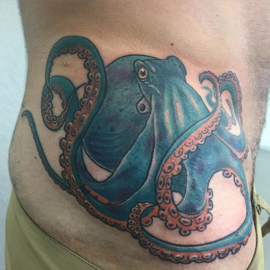 Тату осьминог