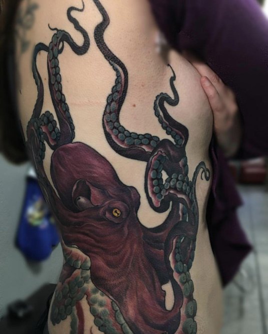 Тату осьминог