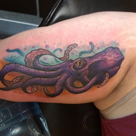 Тату осьминог