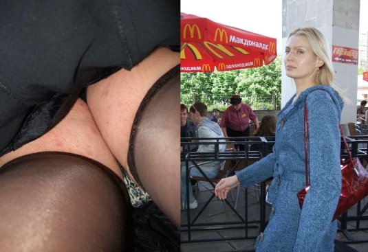 У женщин под юбкой