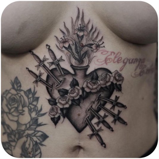 Сердце тату