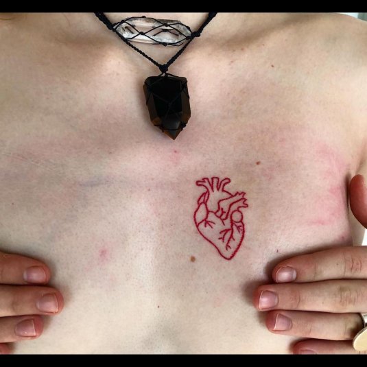 Тату сердца