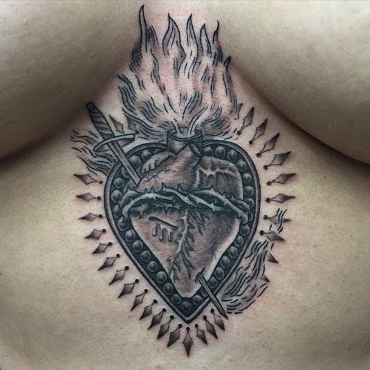 Сердце тату