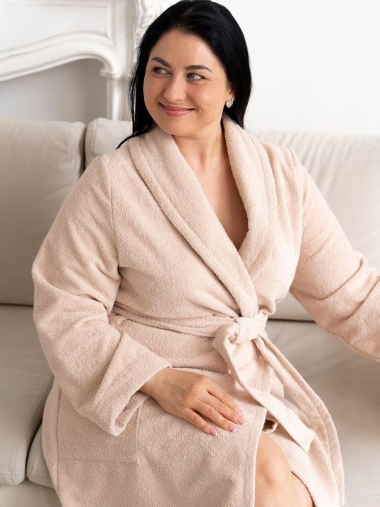 Банный женский халат