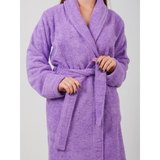 Халат «nora» махровый лавандовый