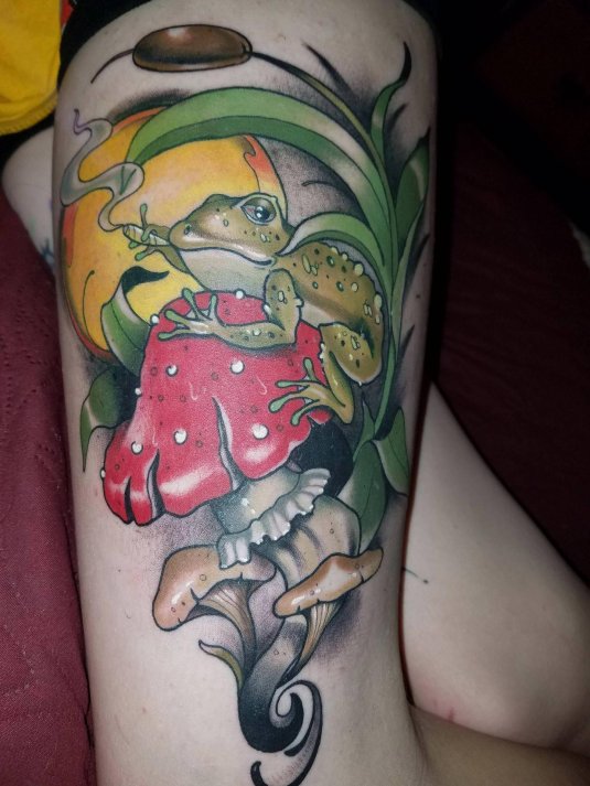 Тату мухомор