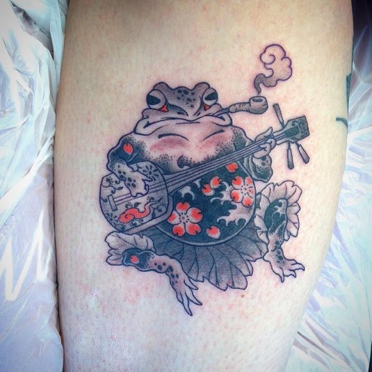 Японская жаба тату