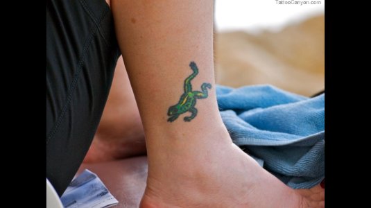 Ящерица тату