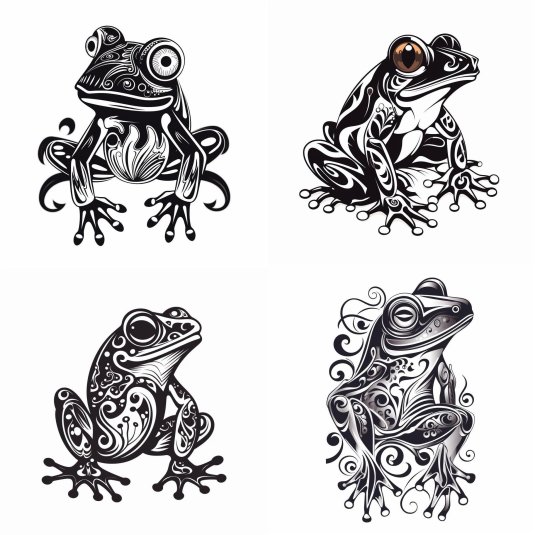 Тату лягушка эскизы