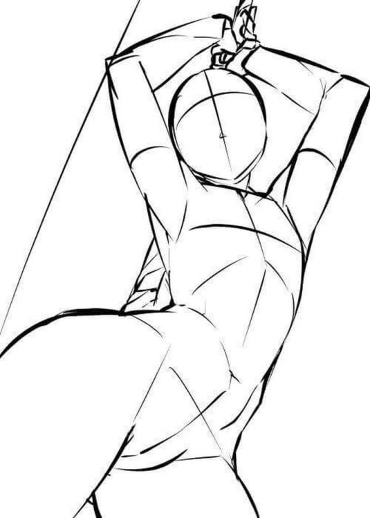 Ракурсы тела для рисования