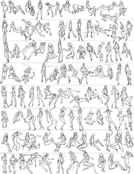 Позы секса рисунки