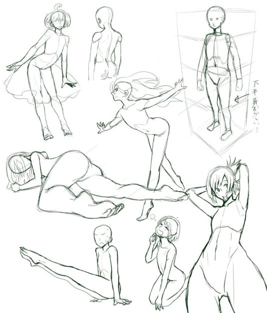 Интересные позы для рисования