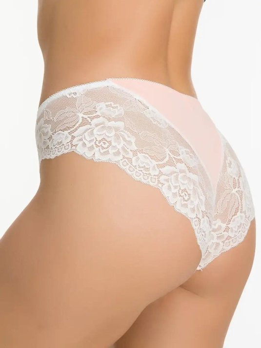 Женские трусы слипы с кружевом