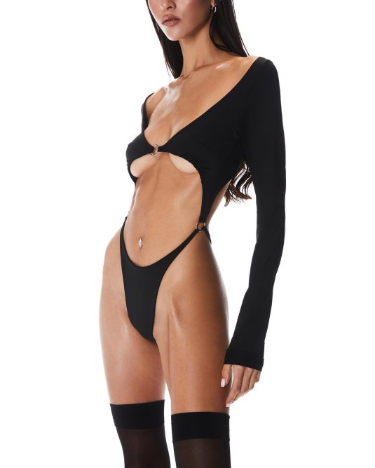 Черное боди