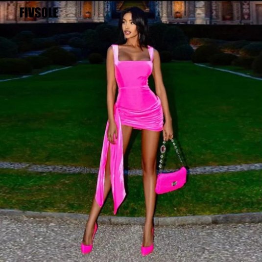 Платье короткое мини