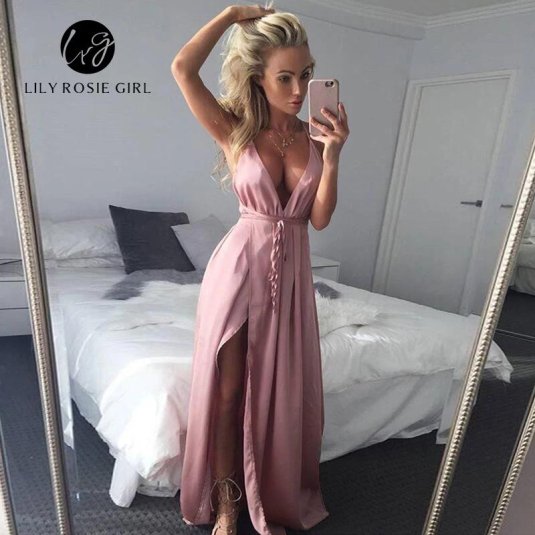 Платье макси вечернее