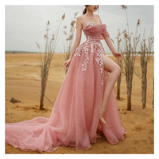 Длинное вечернее платье